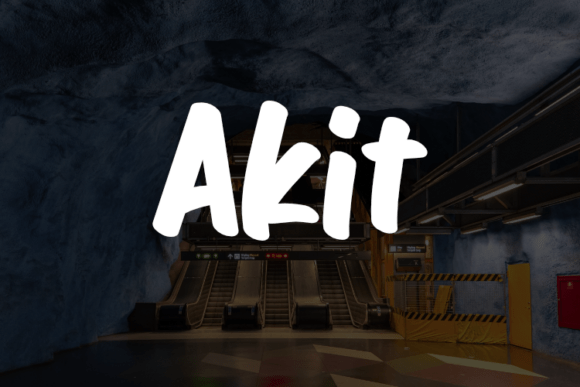 Akit Font: Modern Typography for Editorial Design