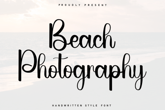 Beach Photography Font: Adding Warmth to Web Design