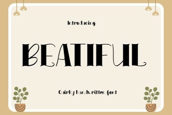 Beatiful Font: A Web Designer’s Layout Test