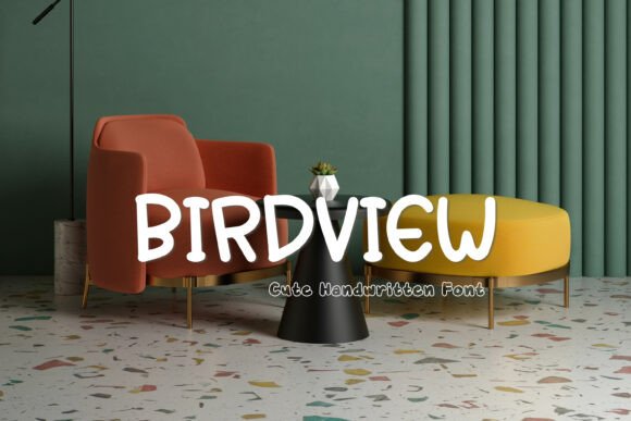 Birdview Font: Playful Typography for Digital Campaigns