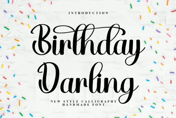 Birthday Darling Font: Warmth for Small Business Branding