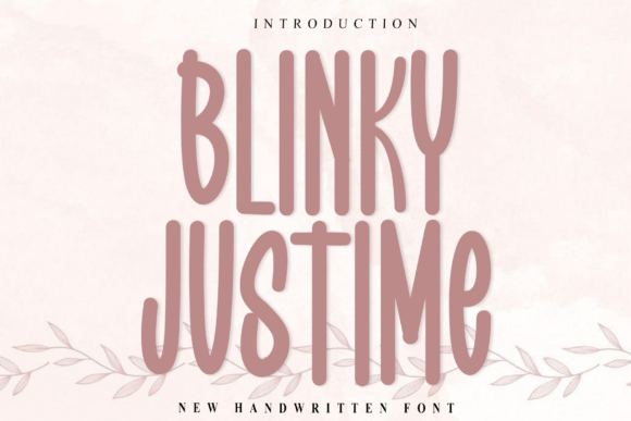 Blinky Justime Font: Elegant Script for Digital Marketing