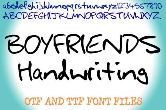 Boyfriends Handwriting Font for Authentic Web Design