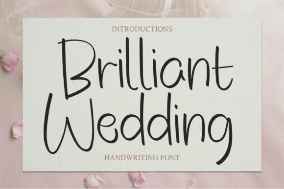 Brilliant Wedding Font: A Web Designer’s Layout Test
