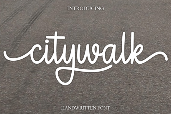 Citywalk Font: A Sweet Script for Handmade Labels