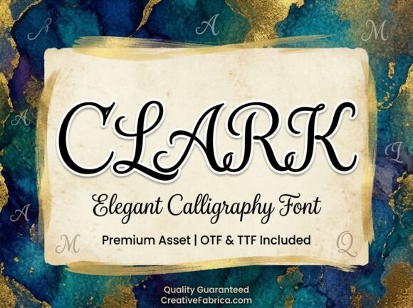 Clark Font: Elevating Brand Identity with Refined Calligraphy