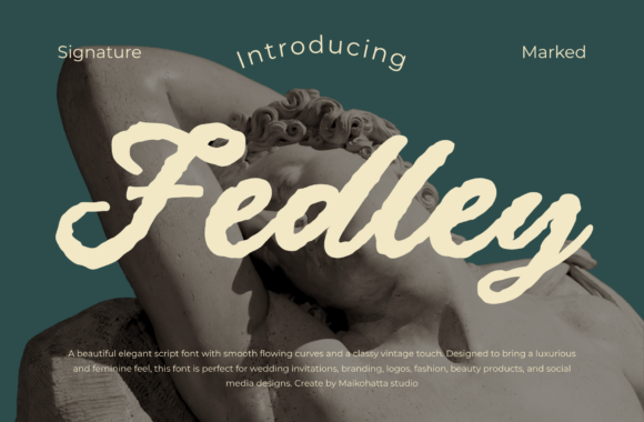 Fedley: A Designer’s Take on This Script Amp Font