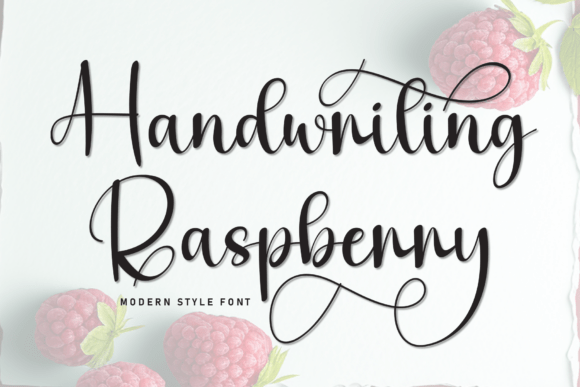 Handwriting Raspberry Font for Engaging Marketing