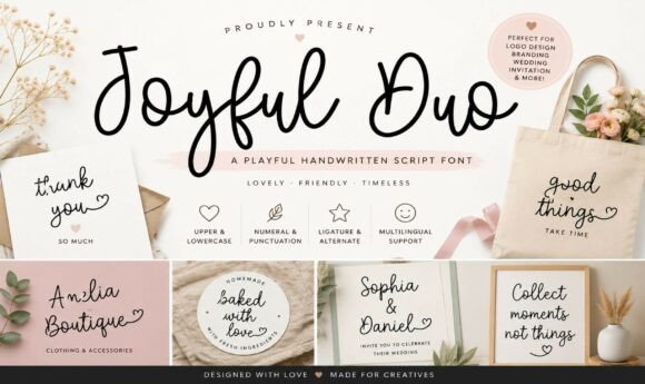 Joyful Duo Font: Adding Warmth to Brand Identity