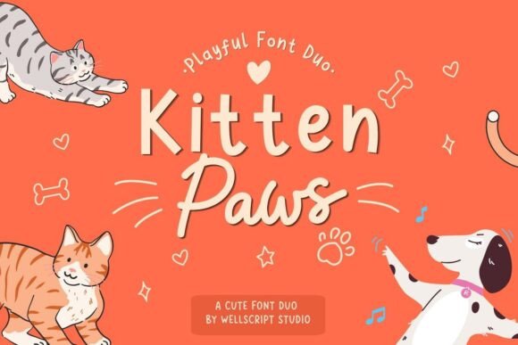 Kitten Paws Font: Warm Branding for Small Business