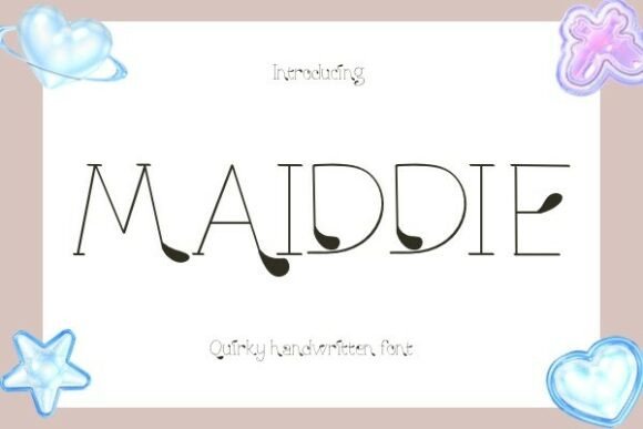 Maiddie Font: Elevating Campaign Visuals with Handwritten Charm