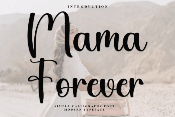 Mama Forever Font: Festive Script for Holiday Crafts
