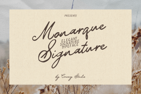 Monarque Signature Font: A Campaign Design Review