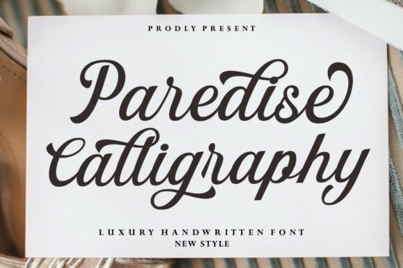 Paredise Calligraphy Font: Elevating Campaign Visuals
