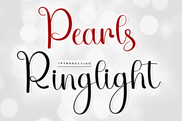 Pearls Ringlight Font: Elevating Small Business Branding