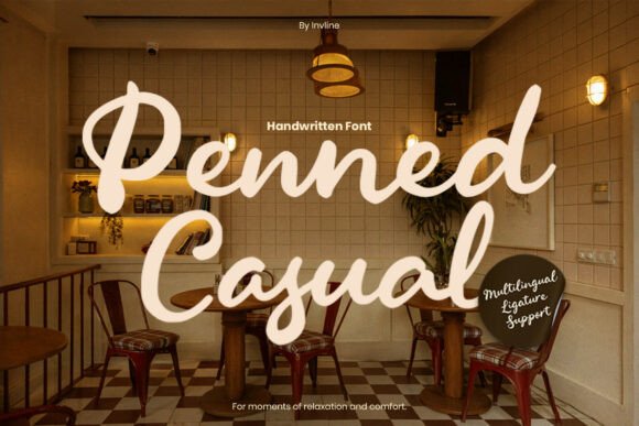 Penned Casual Font: Adding Warmth to Small Business Branding