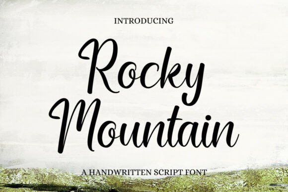 Rocky Mountain Font: A Handwritten Typeface for Branding