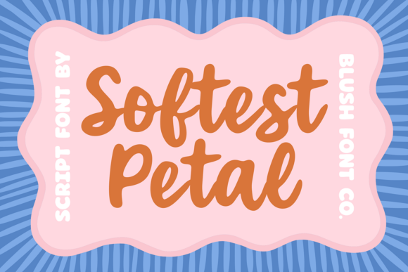 Softest Petal Font for Handmade Products