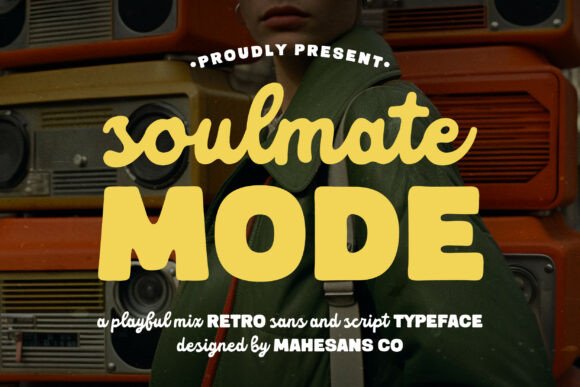 Soulmate Mode Font: Retro Style for Handmade Products