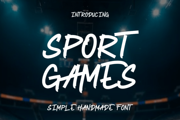 Sport Games Font: Bold Branding for Small Business