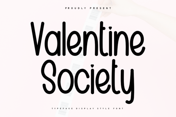 Valentine Society Font for Modern Web Design
